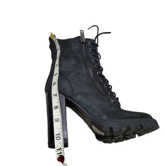 Steve Madden Black Anabelle Chunky Booties - Picture 8 of 11